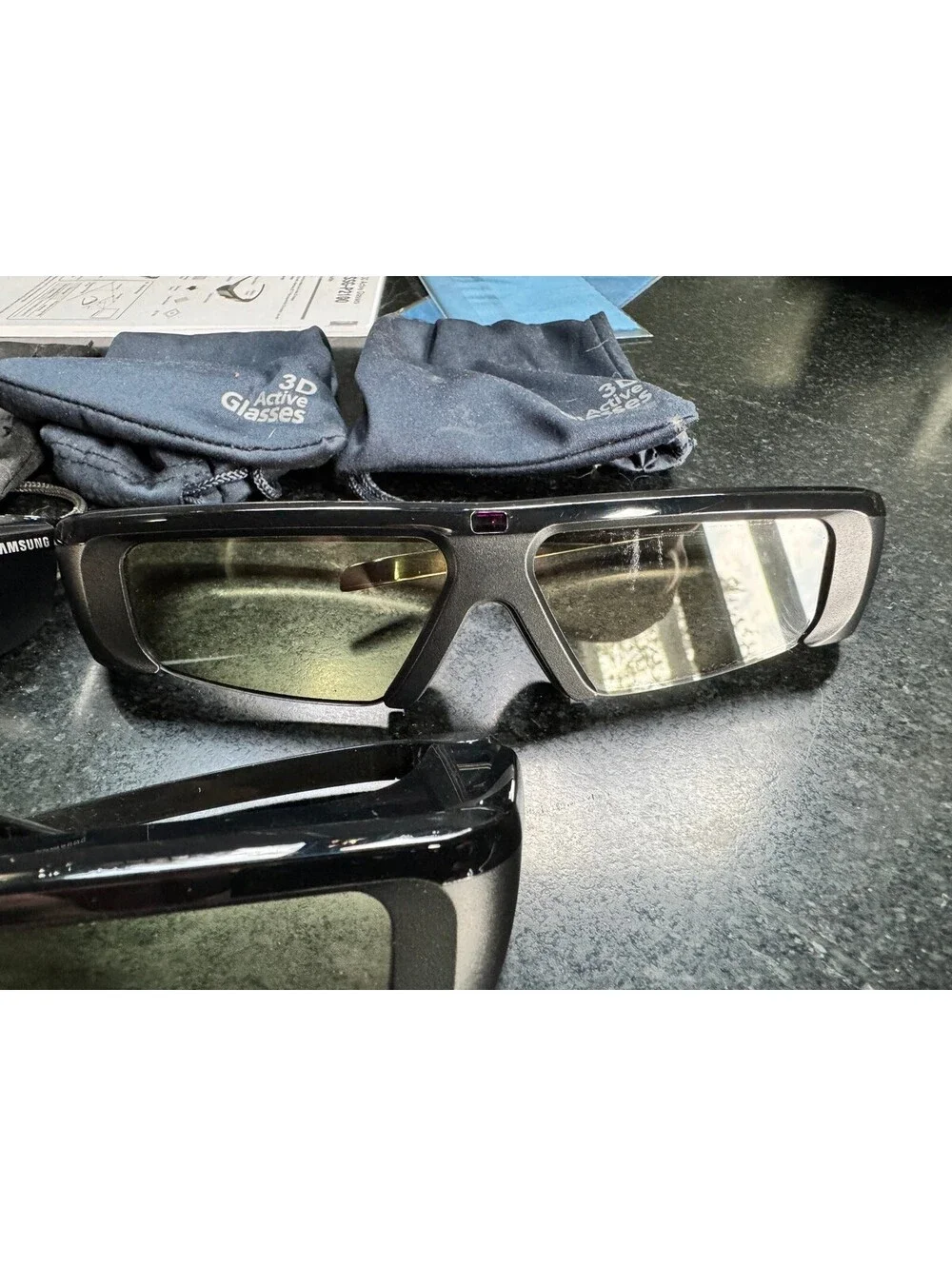 Samsung SSG-P2100 3D Active Glasses (Set of 3) - Manual, Bags, Fresh Batteries